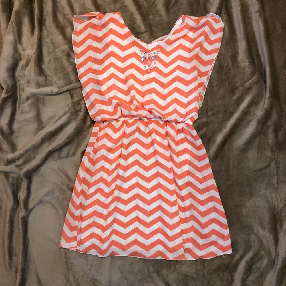 Speechless chevron printed dress - Youth XL